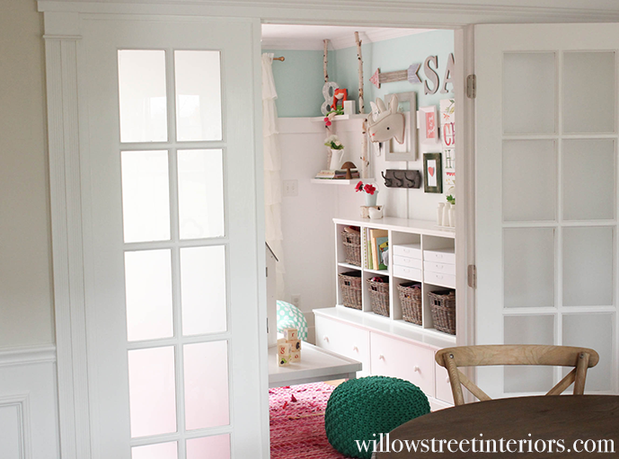 a sweet girls playroom