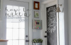 An Easy DIY Chalkboard Door