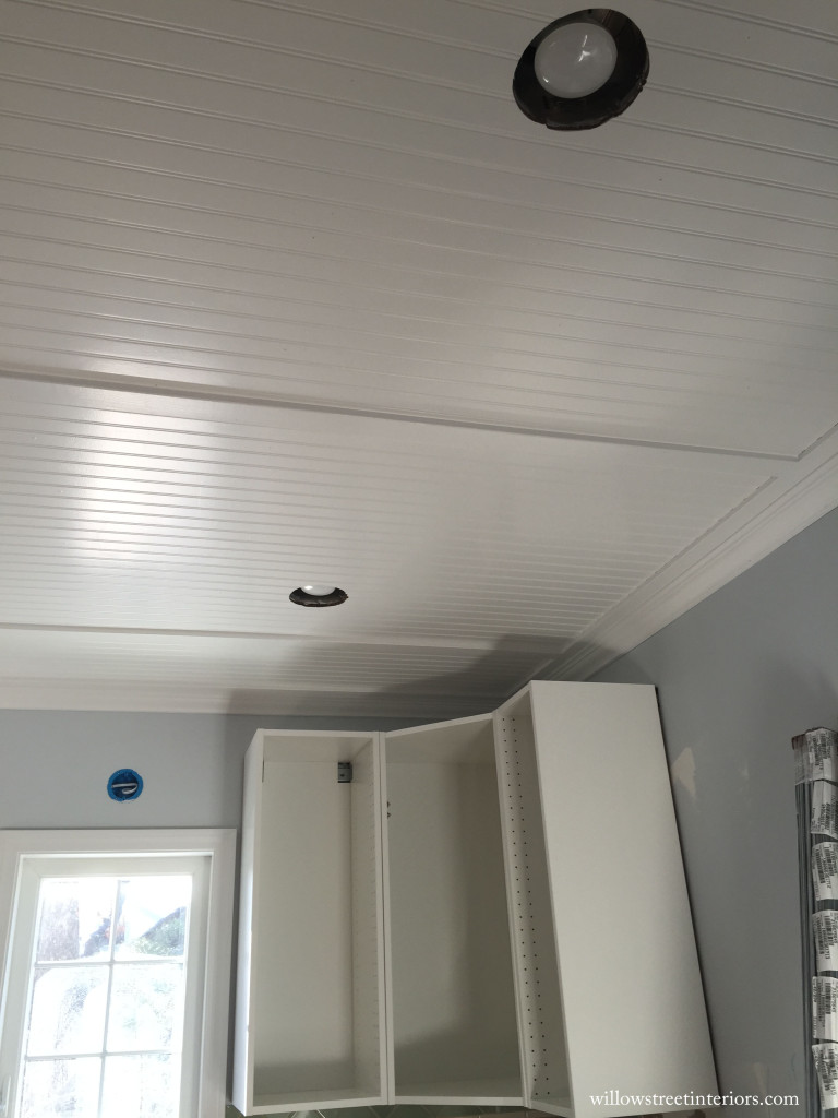 kitchen ceiling in progress