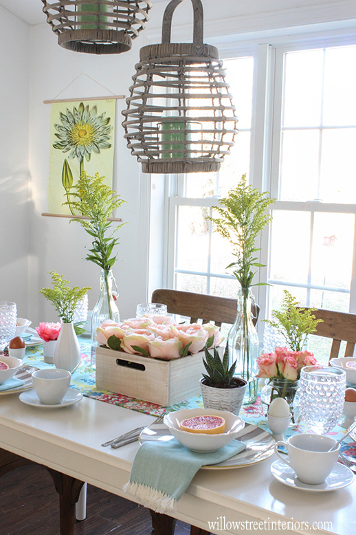 A Colorful, Spring Tablescape