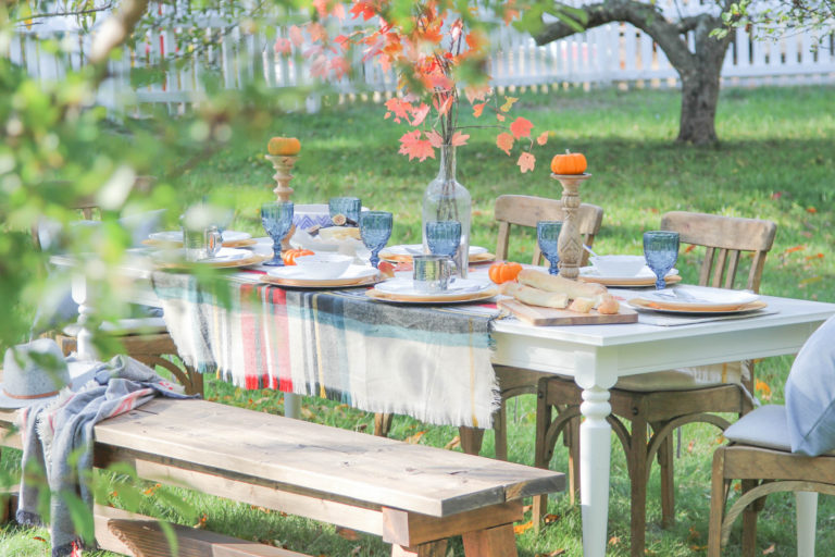 cozy autumn table