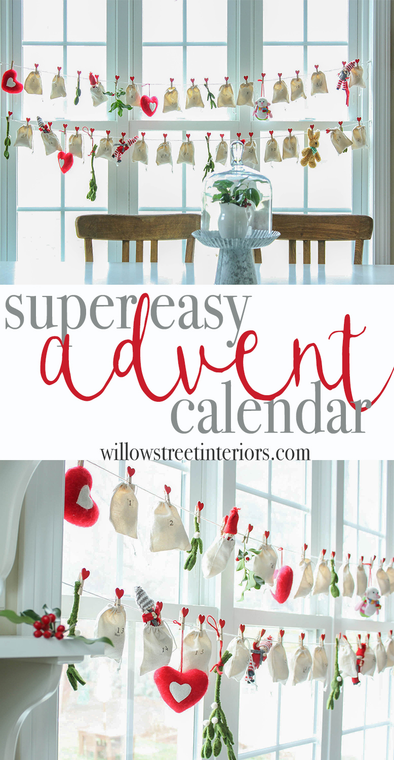 super easy advent calendar tutorial