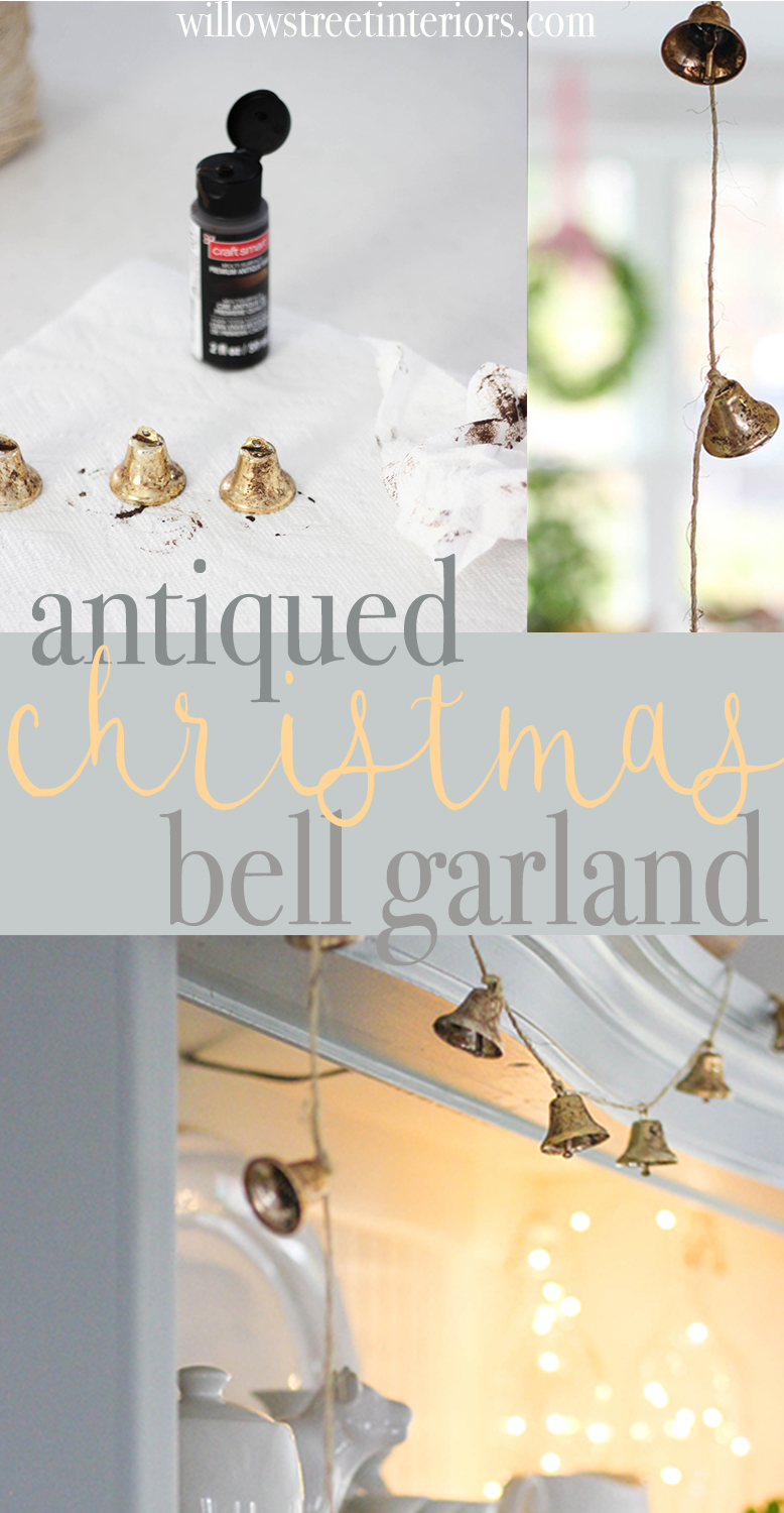 make your own christmas bell garland