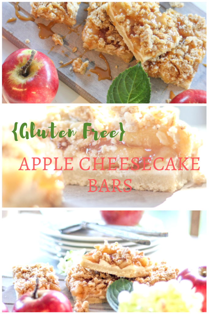 gluten free apple cheesecake bars | willow street interiors