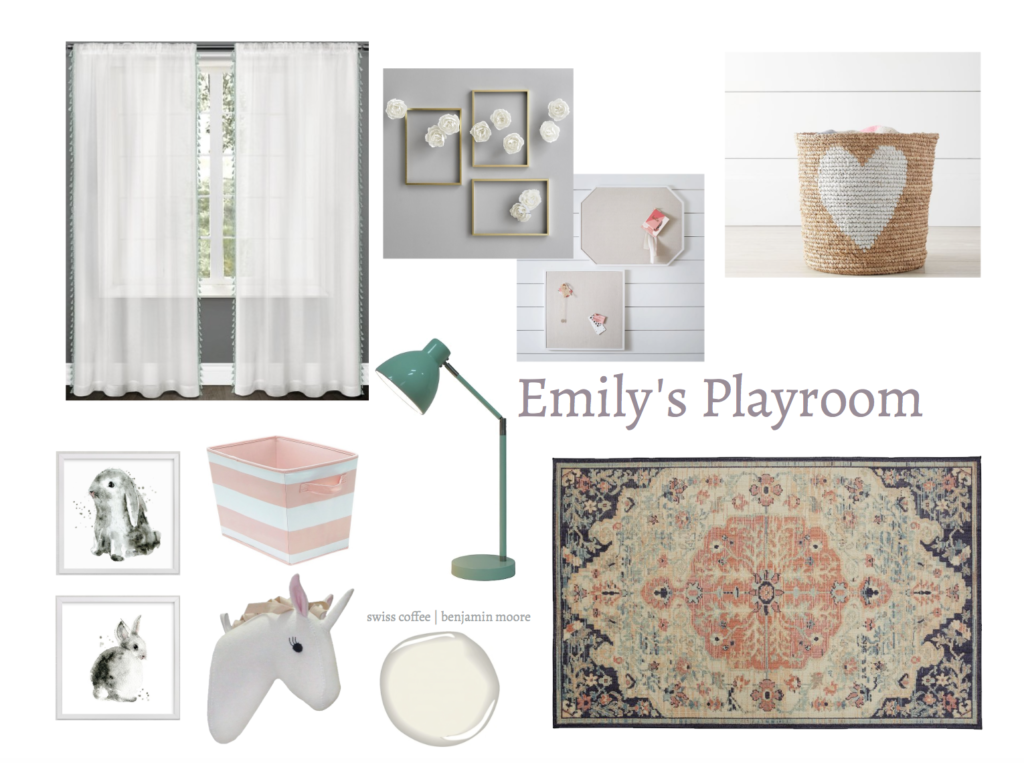 playroom mood board