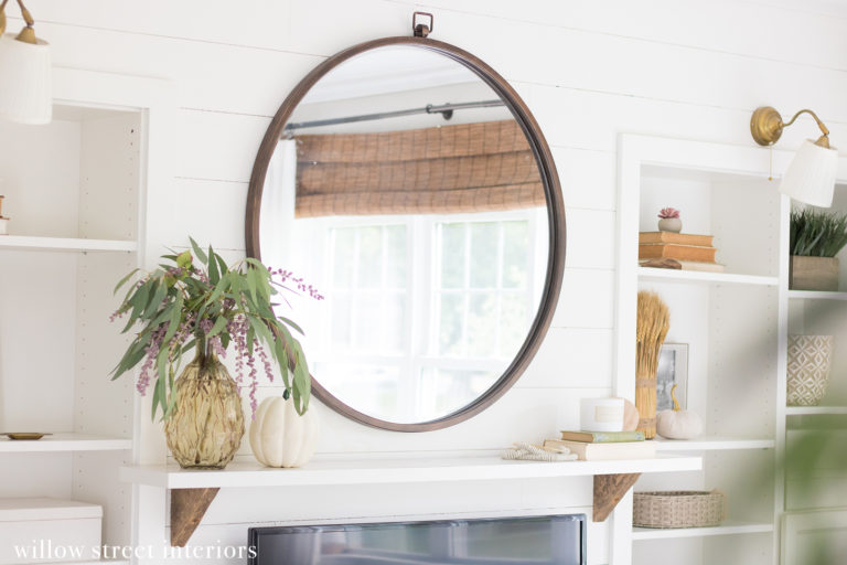 Fall Mantel Decorating Idea