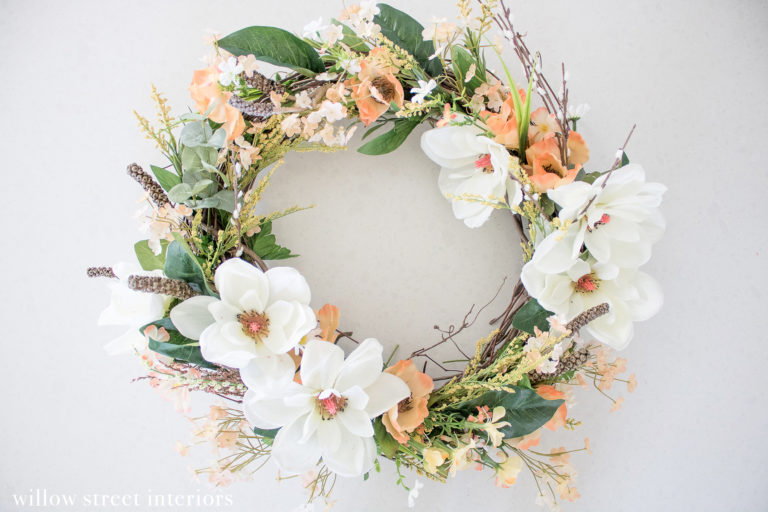Earthy and Elegant Spring Wreath Tutorial
