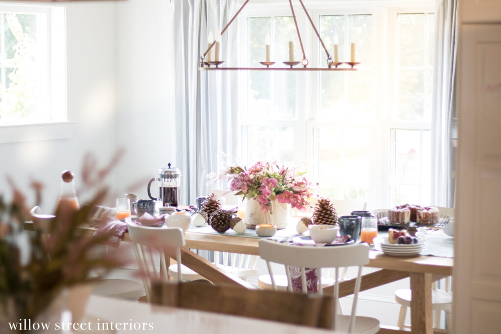 A Fall Brunch Tablescape Idea