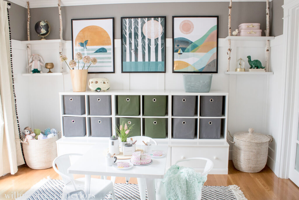 Cute Kids Shared Playroom Reveal