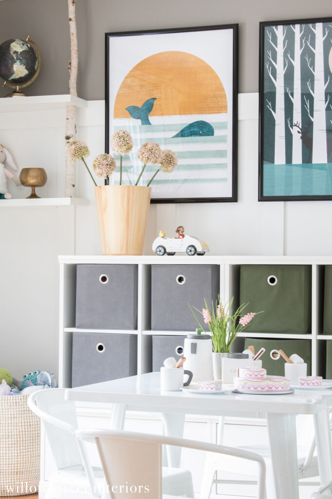 Cute Kids Shared Playroom Reveal