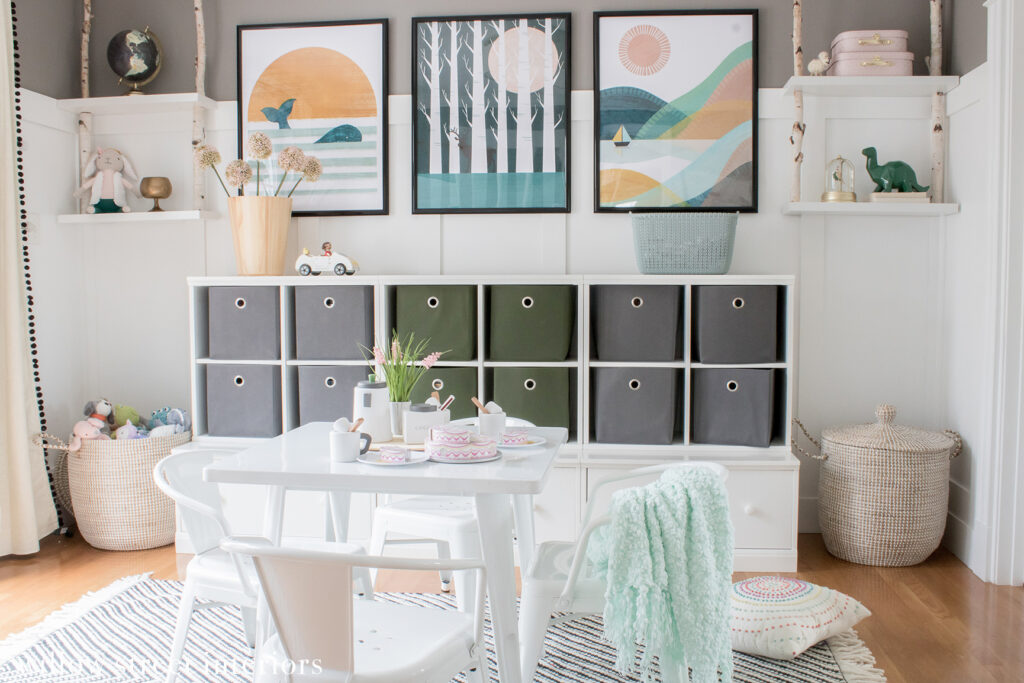 Cute Kids Shared Playroom Reveal