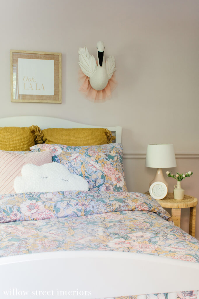 Earthy and Feminine Girl's Room Reveal