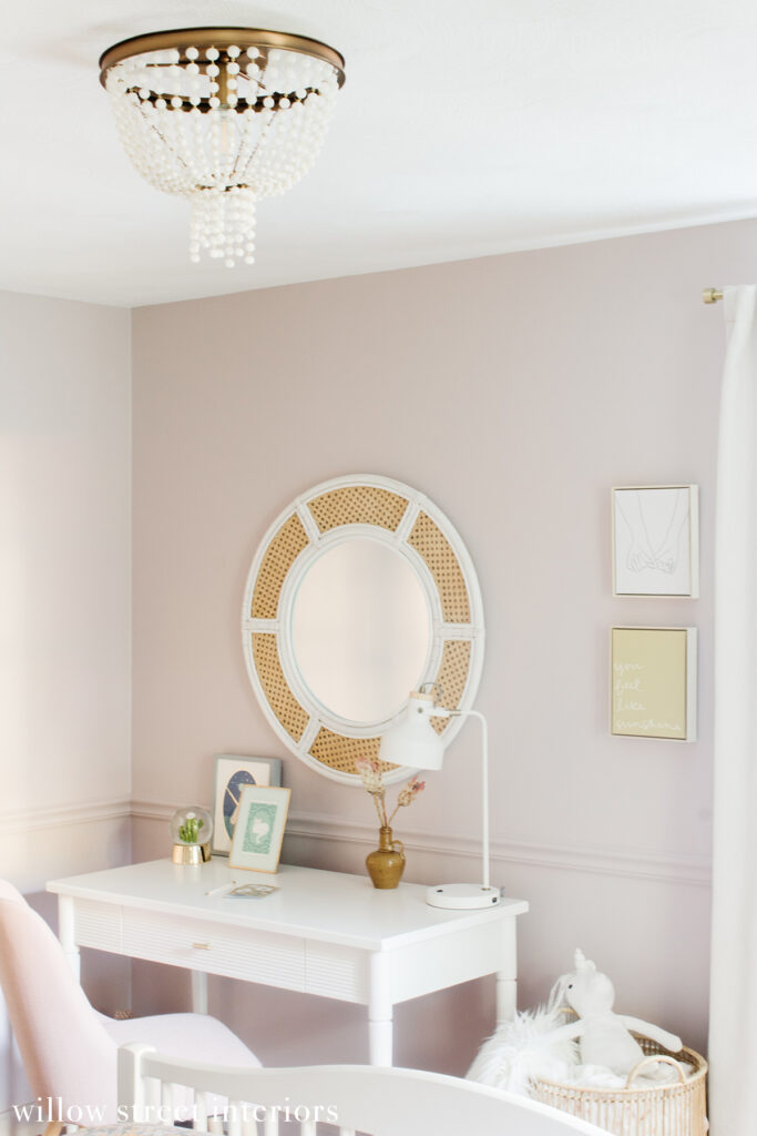 Earthy and Feminine Girl's Room Reveal