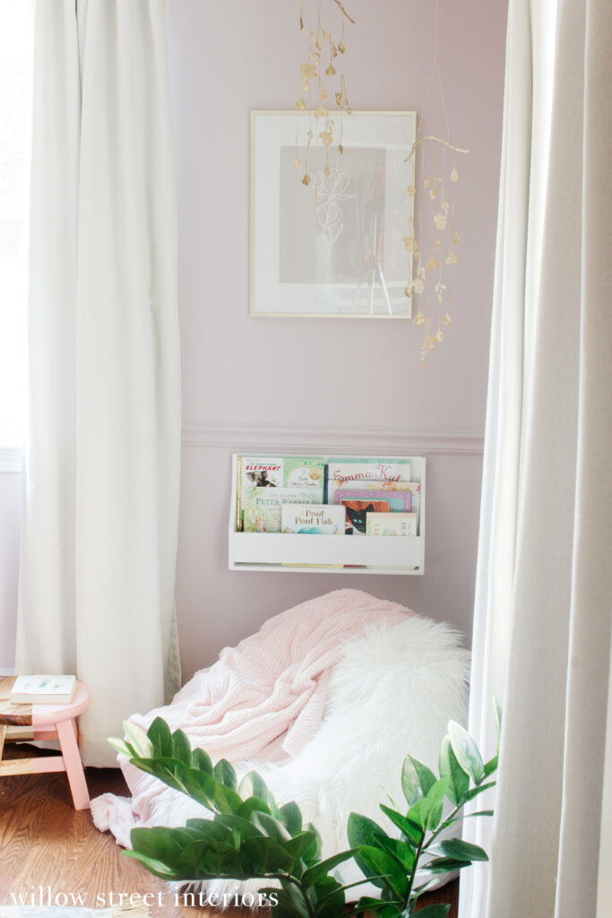 Earthy and Feminine Girls Room Reveal