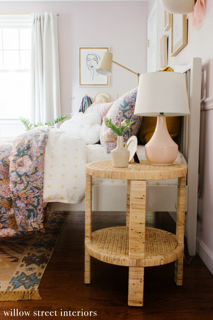 Earthy and Feminine Girl's Room Reveal