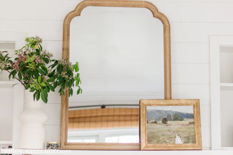 Seasonal Simplicity Summer Mantel