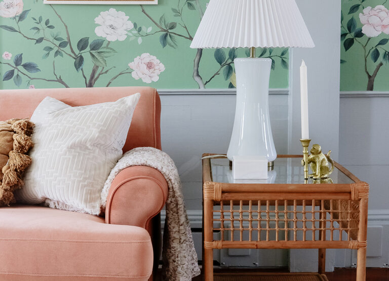 An Alluring and Feminine Living Room Reveal